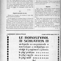 2423 - Page 3276-XLVI - Correspondance. Application du Tarif Breton. Déplacements pour un panaris / Appareil provisoire de nuit