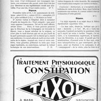 2425 - Page 3278-L - Correspondance. Application du Tarif Breton. Soins à l’hôpital / Application du Tarif Maginot. Pensionné Parisien soigné en province