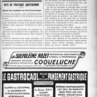 2426 - Page LI-3279 - Correspondance. Application du Tarif Maginot. Pensionné Parisien soigné en province / Note de pratique quotidienne. Régime des malades en état d’anasarque