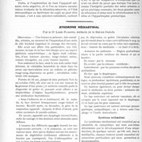 2445 - Page 3298 - Partie Scientifique. Travaux Originaux. Séméiologie clinique. La rétention d’urine, par M J. -F. Tourneux / Syndrôme médiastinal, par le Dr Louis Ramond