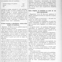 2454 - Page 3307 - Partie Scientifique. L'Actualité Scientifique. Les Congrès. XVIIe Congrès Français de Médecine, Tenu à Bordeaux les 27, 28 et 29 septembre 1923. Suites éloignées du paludisme, par M. Le Dantec / Les lésions viscérales et glandulaires comme suites éloignées du paludisme, par Dr Marcel Léger / Suites éloignées du paludisme au point de vue neuro-psychiatrique, par M. le Dr Hesnard