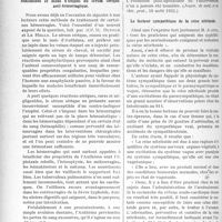 2499 - Page 3352 - Partie Scientifique. L’Actualité Scientifique. La Presse. Indications et mode d’emploi du sérum sérique anti-hémorragique [(Journ. de méd. et de chir. prat. 10 août 1923)] / Le facteur sympathique de la crise nitritoide [(Paris médical, 11 août 1923)]