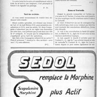 2525 - Page 3378-L - Correspondance. Application du Tarif Breton. Pansements et Divers / Tarif des oculistes / Zona et Varicelle