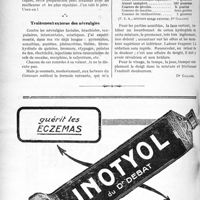 2527 - Page 3380-LII - Notes de médecine pratique. Miscellanées. Prophylaxie du coryza / Traitement externe des névralgies
