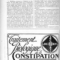 2573 - Page 3426-XLVI - Note de pratique quotidienne. De la réhabilitation du vésicatoire comme exutoire, en tuberculinothérapie pulmonaire