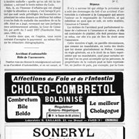 2620 - Page XXIX-3473 - Correspondance. Privilège pour frais de dernière maladie / Accident d’automobile. Rôle de l’assurance