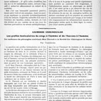 2642 - Page 3493 - Partie scientifique. Travaux Originaux. Les acquisitions récentes sur la scarlatine, par le Dr Germain Blechmann / Causeries chirurgicales. Les greffes testiculaires du singe à l’homme et de l’homme à l’homme, par Dartigues