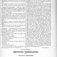 2668 - Page 3519 - Partie professionnelle. Travaux Originaux, Hôpital de la charité. Hygiène sociale. Le préventorium de Canteleu [G. Duchesne] / Reportage professionnel. Nouvelles cl Informations. Clinique propédeutique