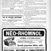 2676 - Page XLIX-3527 - Correspondance. Application du Tarif Breton. Visite de contrôle / Luxation acromio-claviculaire / Note de pratique quotidienne. Régime et traitement de l’incontinence essentielle d’urine