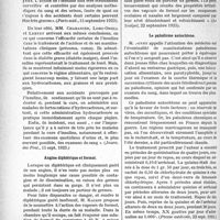 2707 - Page 3556 - Partie scientifique. L'Actualité Scientifique. La Presse. Recherches sur l’insuline [(Journ des Prat. 15 sept. 1923)] / Angine diphtérique et formol [(Presse médicale, 22 sept. 1923)] / La dyspepsie hypoacide [(Gaz. des Prat. 15 sept. 1923)]