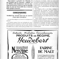 2733 - Page 3582-VI - Demandes et offres / Correspondance. Accident du travail causé par un ouvrier d’une autre entreprise