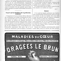 2735 - Page 3584-X - Correspondance. Accidents du travail et tâcherons / Impôt sur les bénéfices de la profession médicale