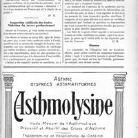 2776 - Page XLIX-3625 - Correspondance. Application du Tarif Breton. Brûlures / Sérosina ? / Inspection médicale des écoles. Violation du secret professionnel