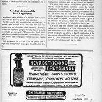 2788 - Page XI-3637 - Correspondance. Admission des pupilles de la nation à l’A. M. G / Accident d'automobile. Tarif à appliquer