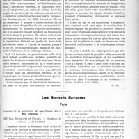 2802 - Page 3651 - Partie scientifique. L’Actualité Scientifique. La Presse. Troubles digestifs des nourrissons nourris par les farines en excès [(Bull, méd. 6 oct. 1923)] / Trépanation décompressive et ponction ventriculaire [(Paris médical, 6 oct. 1923)] / Les Sociétés Savantes. Paris. L’exercice de la profession de sage-femme doit-il être contrôlé ?, (Académie de médecine ; 30-10-1923)
