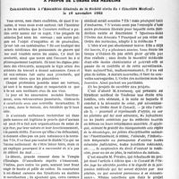 2810 - Page 3659 - Partie professionnelle. Travaux Originaux. A propos de l'ordre des médecins. Communication à l’assemblée générale de la société civile du concours médical le 18 novembre 1923 [G. Duchesne]