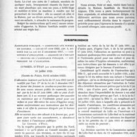 2819 - Page 3668 - Partie professionnelle. Travaux Originaux. Hygiène sociale. La Maison Familiale de Mont-Saint-Aignan / jurisprudence. Assistance publique. — Assistance aux femmes en couches. - Loi du 17 juin 1923, art. 3, modifié par la loi du 2 décembre 1917. - conditions d’application. — abandon de l’enfant - secours de l’assistance publique. - suppression de l’allocation. [Dr Paul Boudin]