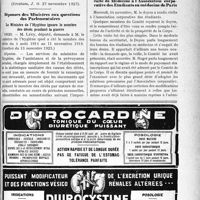 2832 - Page LI-3681 - Documents officiels. A L’officiel. Circulaire relative au contrôle et à la surveillance des établissements d’assistance. / Réponses des Ministres aux questions des Parlementaires. Le Ministre de l’Hygiène ignore le nombre des décès pendant la guerre / Une visite de M. Roger, doyen de la Faculté de Médecine à l'Association corporative des Etudiants en médecine de Paris