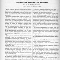 2849 - Page 3698 - Partie scientifique. Travaux Originaux. Médecine légale. La mort et l’agonie, M. le professeur Balthazard / L’invagination intestinale du nourrisson, par le Dr Raphaël Massart