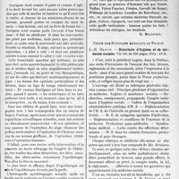 2858 - Page 3711 - Partie scientifique. Travaux Originaux. Les Livres. Technique chirurgicale des greffes testiculaires du singe à l’homme (d’après la méthode de Voronoff), par Dartigues, Doin, éditeur, Paris / Répertoire d’hygène et de médecine sociales, par L. -M. Dejust, union des syndicats médicaux de France