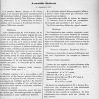 2860 - Page 3713 - Partie professionnelle. Travaux Originaux. Mutualité familiale du corps médical français. Assemblée Générale, (18 novembre 1923)