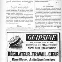 2875 - Page 3728-XLIV - Correspondance. Application du Tarif Breton. Cumul des interventions / Pansements spéciaux compliqués / Aide et chloroforme