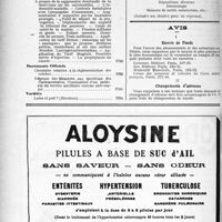2885 - Page 3738-IV - Documents officiels. Réponses des Ministres aux questions des Parlementaires. Vacance de direction de Bureau d’Hygiène / Office de Renseignements du « Concours "
