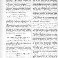 2909 - Page 3762 - Partie scientifique. L'Actualité Scientifique. Les Sociétés Savantes. Le virus de la spirochétose ictéro-hémorrhagique, (Académie de médecine 6-11 1923) / L’entérocoque en gynécologie, (Académie de médecine ; 6-11 1923) / L'oléothorax, (Soc. inécl des hôp ; 26-10 1923) / La sympathicectomie périfémorale dans les ulcères de jambe, (Société de chirurgie ; 31-10 1923) / Absence congénitale du vagin. Opération de Baldwin, (Société de chirurgie ; 31-10 1923)