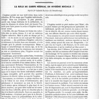 2922 - Page 3775 - Partie professionnelle. Travaux Originaux. Chronique fiscale. Régime fiscal des Régions Libérées / Le rôle du corps médical en hygiène sociale, par le Dr Gabriel Batier