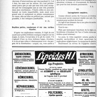2931 - Page 3784-XLVI - Correspondance. Application du Tarif Breton. Remarque sur les « analogies » que je propose / Brûlures petites, nombreuses et sur une surface étendue / Laryngotomie complexe
