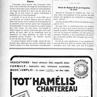 2945 - Page 3798-X - Correspondance. Naturalisation / Point de départ de la prorogation de bail