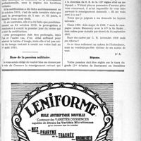 2946 - Page XI-3799 - Correspondance. Point de départ de la prorogation de bail / Base de la pension militaire