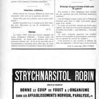 2947 - Page 3800-XII - Correspondance. Base de la pension militaire / Situation militaire / Principe d’appréciation d’infirmité de guerre