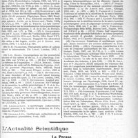 2958 - Page 3811 - Partie scientifique. Travaux Originaux. L’opothérapie des organes de défense. Son application au traitement de la tuberculose et des maladies infectieuses, par le Dr Bayle / L’Actualité Scientifique. La Presse. Une indication des injections épidurales analgésiques [(Toulouse médical, 15 octobre 1923)]