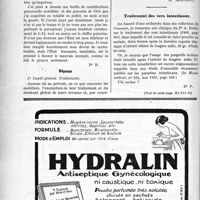 0011 - Page 10-XII - Correspondance. Exemption d’impôts en faveur des mobilisés / Traitement des vers intestinaux