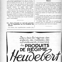 0065 - Page 64-VIII - Correspondance. Le propharmacien n’est pas patentable comme pharmacien / Les clercs d’avoués ne sont pas garantis par la législation sur les accidents du travail