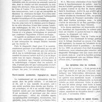 0081 - Page 80 - Partie scientifique. L'Actualité Scientifique. La Presse. L’adénopathie trachéo-bronchique. Etude radiologique [(Journ. des prat, 13 octobre 1923)] / Vomissements accidentels, régurgitation, hoquet [(L’Hôpital, novembre 1923 A)] / La dyspepsie duodénale [(Presse méd, 7 novembre 1923)] / Les opérations chez les vieillards [(Journ. des prat, 7 novembre 1923)] / Les troubles digestifs de nature émotive [(Journ. des prat, 10 novembre 1923)]