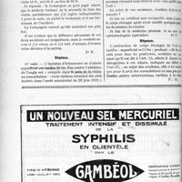 0109 - Page 108-XLVIII - Correspondance. Application du Tarif Breton. Incision d’hématome / Extraction de corps étranger de l’oeil
