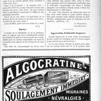 0124 - Page IX-123 - Correspondance. Impôts sur les bénéfices de guerre / Aggravation d’infirmité de guerre