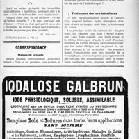 0180 - Page VII-179 - Aphorismes antiasthmatiques / Correspondance. Maison de retraite / Cure solaire / Traitement des vers intestinaux