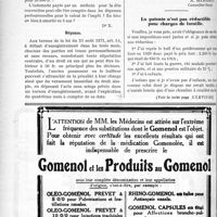 0185 - Page 184-XII - Correspondance. Enregistrement de cession de clientèle / La patente n’est pas réductible pour charges de famille