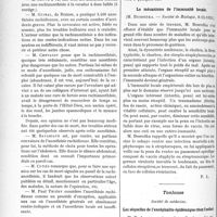 0255 - Page 254 - Partie scientifique. L’Actualité Scientifique. Les Sociétés Savantes. Paris. Sur la rachianesthésie, (Société de chirurgie, 14-11-1923) / Cancer du côlon transverse. Colectomie en un temps, (Société de chirurgie, 14-11-1923) / Le mécanisme de l’immunité locale, (Société de Biologie, 8-12-1923) / Toulouse. Société de médecine. Les séquelles de l’encéphalite épidémique chez l’enfant