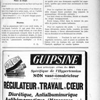 0280 - Page LI-279 - Correspondance. Application du Tarif Breton. Les soins et non les lésions sont tarifables / Plaies de doigts / Note de pratique quotidienne. La guérison rapide des engelures