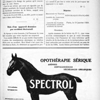 0290 - Page VII-289 - Correspondance. Frais funéraires de la victime d’un accident du travail / Bris d’un appareil dentaire par accident du travail