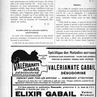 0337 - Page 334-L - Correspondance. Application du Tarif Breton. Fractures de plusieurs métatarsions / Accident traité par plusieurs confrères successivement