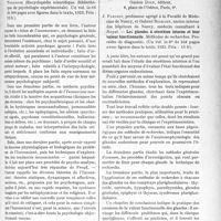 0370 - Page 363 - Partie scientifique. L’Actualité Scientifique. Les Livres. L’Inconscient, par Dr A. Hesnard, Gaston Doin, éditeur, Paris, 6e, 1923 / Les glandes à sécrétion interne et leur valeur fonctionnelle, par J. Parisot, Gabriel Richard, Gaston Doin, éditeur, Paris, 6e