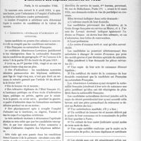 0388 - Page 381 - Partie professionnelle. Comptes rendus, documents, pièces officielles.... Sou médical. Assemblée générale de l'union des syndicats médicaux de France, (Décembre 1924) / Circulaire relative à l’organisation d'un concours pour l’admission d’infirmière des hôpitaux militaires en 1923