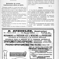 0410 - Page XI-399 - Correspondance. Patente d’un médecin propriétaire de sa maison. Amortissement du prix d’une automobile / Déclaration du revenu. Amortissements admis ou rejetés