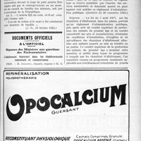 0458 - Page LV-445 - Législation. Loi du 9 février 1924 réprimant le délit d’abandon de famille / Documents officiels. A l’officiel. Réponses des Ministres aux questions des Parlementaires. L’allaitement maternel dans les établissements industriels et commerciaux
