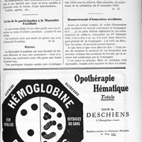 0464 - Page VII-451 - Correspondance. Les traitements par sérums et auto vaccins / La fin de la participation à la Mutualité Familiale / Recouvrement d’honoraires accidents